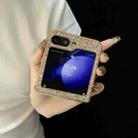For Samsung Galaxy Z Flip3 Glitter MagSafe PC Phone Case(Gold) - 2