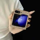 For Samsung Galaxy Z Flip5 Glitter MagSafe PC Phone Case(Gold) - 2