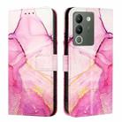 For vivo V29e 5G Global / Y200 5G Global PT003 Marble Pattern Flip Leather Phone Case(Pink Purple Gold) - 2