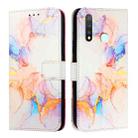 For vivo Y19 / U3 / Y5s / Z5i / U20 PT003 Marble Pattern Flip Leather Phone Case(Marble White) - 2