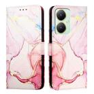 For vivo Y27 4G Global PT003 Marble Pattern Flip Leather Phone Case(Rose Gold) - 2