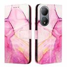 For vivo Y100 5G Global PT003 Marble Pattern Flip Leather Phone Case(Pink Purple Gold) - 2