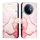 For vivo Y39 5G PT003 Marble Pattern Flip Leather Phone Case(Rose Gold) - 3
