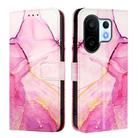 For vivo S30 Pro mini PT003 Marble Pattern Flip Leather Phone Case(Pink Purple Gold) - 2