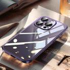 For iPhone 15 Pro SULADA Electroplating Frosted PC + TPU Shockproof Phone Case(Purple) - 1