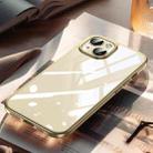 For iPhone 15 SULADA Electroplating Frosted PC + TPU Shockproof Phone Case(Gold) - 1