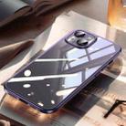 For iPhone 14 SULADA Electroplating Frosted PC + TPU Shockproof Phone Case(Purple) - 1