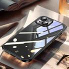 For iPhone 15 Plus SULADA Electroplating Frosted PC + TPU Shockproof Phone Case(Black) - 1