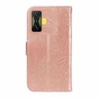 For Xiaomi Poco F4 GT Swallowtail Butterfly Embossed Leather Phone Case(Rose Gold) - 3