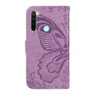 For Xiaomi Redmi Note 8 Swallowtail Butterfly Embossed Leather Phone Case(Purple) - 3