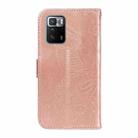 For Xiaomi Poco X3 GT 5G Swallowtail Butterfly Embossed Leather Phone Case(Rose Gold) - 3