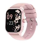 LEMFO LT10 2.01 inch TFT Screen Smart Watch Supports Bluetooth Call / Health Monitoring, Silicone Strap(Pink) - 1