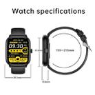 Y80 2.01 inch IPS HD Screen Smart Watch Supports Bluetooth Call / Health Monitoring(Black) - 5