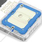For iPad Air 11 2025 / 2024 Silicone Hydric PC Tablet Case with Shoulder Strap & Holder(Cyan-blue) - 3