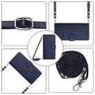 For Blackview A53 Cat Rat Embossed Pattern RFID Leather Phone Case with Lanyard(Blue) - 2