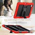 For iPad Pro 13 2024 Silicone Hydric PC Tablet Case with Shoulder Strap & Holder(Red) - 3