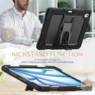 For iPad Air 13 2025 / 2024 Silicone Hydric PC Tablet Case with Shoulder Strap & Holder(Black) - 3