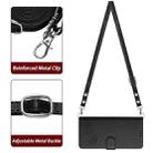 For Oukitel C36 / C35 Cat Rat Embossed Pattern RFID Leather Phone Case with Lanyard(Black) - 3