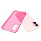 For iPhone 16 Plus Water Ripple Fine Hole TPU Phone Case(Pink) - 2