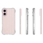 For iPhone 16 Plus Water Ripple Fine Hole TPU Phone Case(Pink) - 3