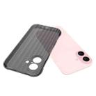 For iPhone 16 Plus Water Ripple Fine Hole TPU Phone Case(Black) - 2