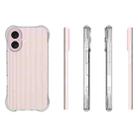 For iPhone 16 Water Ripple Fine Hole TPU Phone Case(Pink) - 3