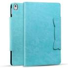 For iPad Air / Air 2 / 9.7 2017 / 2018 Cat Buckle Leather Smart Tablet Case(Sky Blue) - 2