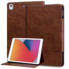 For iPad Air / Air 2 / 9.7 2017 / 2018 Cat Buckle Leather Smart Tablet Case(Brown) - 1