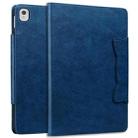 For iPad Air / Air 2 / 9.7 2017 / 2018 Cat Buckle Leather Smart Tablet Case(Royal Blue) - 2