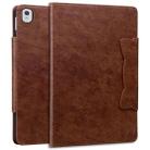 For iPad 10.5 2019 / 2017 / Air 3 Cat Buckle Leather Smart Tablet Case(Brown) - 2