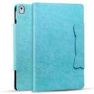 For iPad 9 10.2 2021 / 8 2020 / 7 2019 Cat Buckle Leather Smart Tablet Case(Sky Blue) - 2