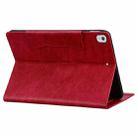 For iPad 9 10.2 2021 / 8 2020 / 7 2019 Cat Buckle Leather Smart Tablet Case(Red) - 3