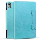 For iPad 10th Gen 10.9 2022 Cat Buckle Leather Smart Tablet Case(Sky Blue) - 2