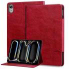 For iPad 10th Gen 10.9 2022 Cat Buckle Leather Smart Tablet Case(Red) - 1