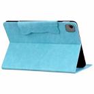 For iPad Air 11 2024 / Air 5 / Air 4 Cat Buckle Leather Smart Tablet Case(Sky Blue) - 3