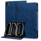 For iPad Air 11 2024 / Air 5 / Air 4 Cat Buckle Leather Smart Tablet Case(Royal Blue) - 1