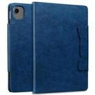 For iPad Air 11 2024 / Air 5 / Air 4 Cat Buckle Leather Smart Tablet Case(Royal Blue) - 2