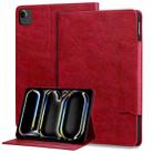 For iPad Pro 11 2022 / 2021 / 2020 / 2018 Cat Buckle Leather Smart Tablet Case(Red) - 1