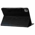 For iPad Air 13 2024 Cat Buckle Leather Smart Tablet Case(Black) - 3