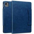 For iPad Air 13 2024 Cat Buckle Leather Smart Tablet Case(Royal Blue) - 2