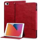 For iPad mini 5 / 4 / 3 / 2 / 1 Cat Buckle Leather Smart Tablet Case(Red) - 1