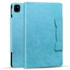 For iPad Pro 11 2024 Cat Buckle Leather Smart Tablet Case(Sky Blue) - 2