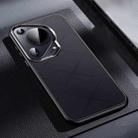 For Huawei Pura 70 Ultra SULADA Skin Feel Matte Shockproof Phone Case(Black) - 1