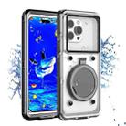 33ft 10m Underwater IP68 Waterproof Phone Case For Under 6.6 inch Phones(Black) - 1