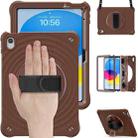 For iPad 10th Gen 10.9 2022 Rotation Holder Silicone Hybrid PC Tablet Case(Chocolate) - 2