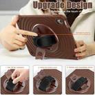 For iPad 10th Gen 10.9 2022 Rotation Holder Silicone Hybrid PC Tablet Case(Chocolate) - 3