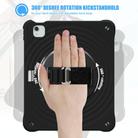 For iPad Air 13 2025 / 2024 Rotation Holder Silicone Hybrid PC Tablet Case(Black) - 3
