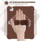 For iPad Air 13 2025 / 2024 Rotation Holder Silicone Hybrid PC Tablet Case(Chocolate) - 3