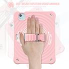 For iPad Air 11 2025 / 2024 Rotation Holder Silicone Hybrid PC Tablet Case(Pink) - 3