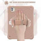 For iPad Pro 11 2024 Rotation Holder Silicone Hybrid PC Tablet Case(Light Coffee) - 3